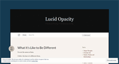 Desktop Screenshot of lucidopacity.com